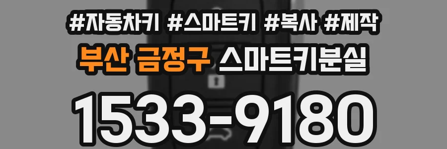 부산 금정구 스마트키분실
