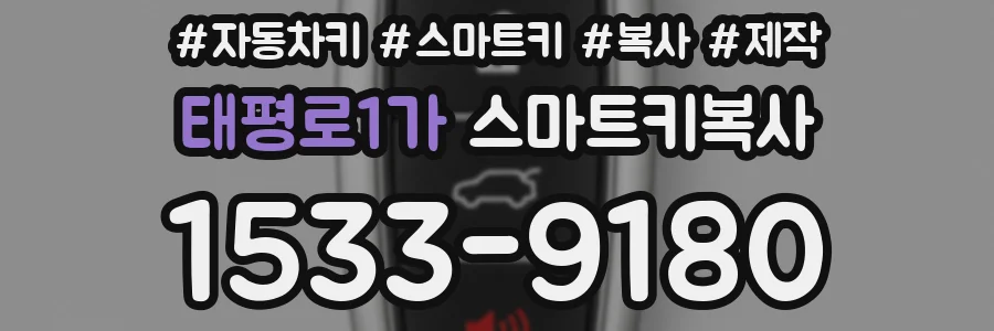 태평로1가 스마트키복사
