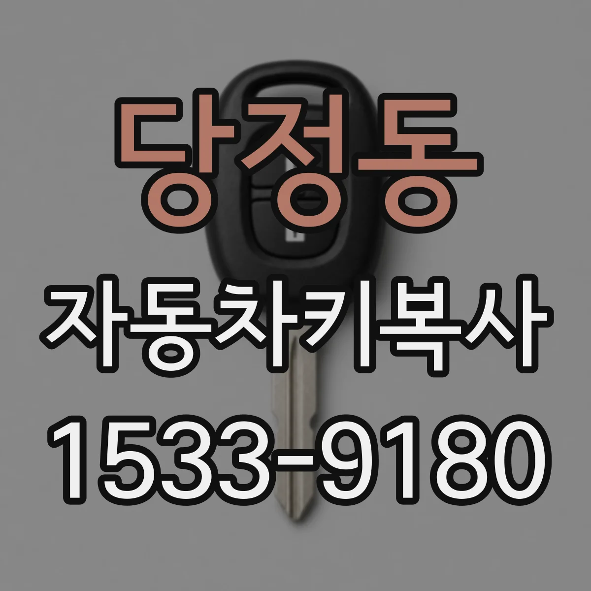 당정동 자동차키복사