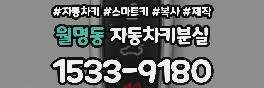 월명동 자동차키분실