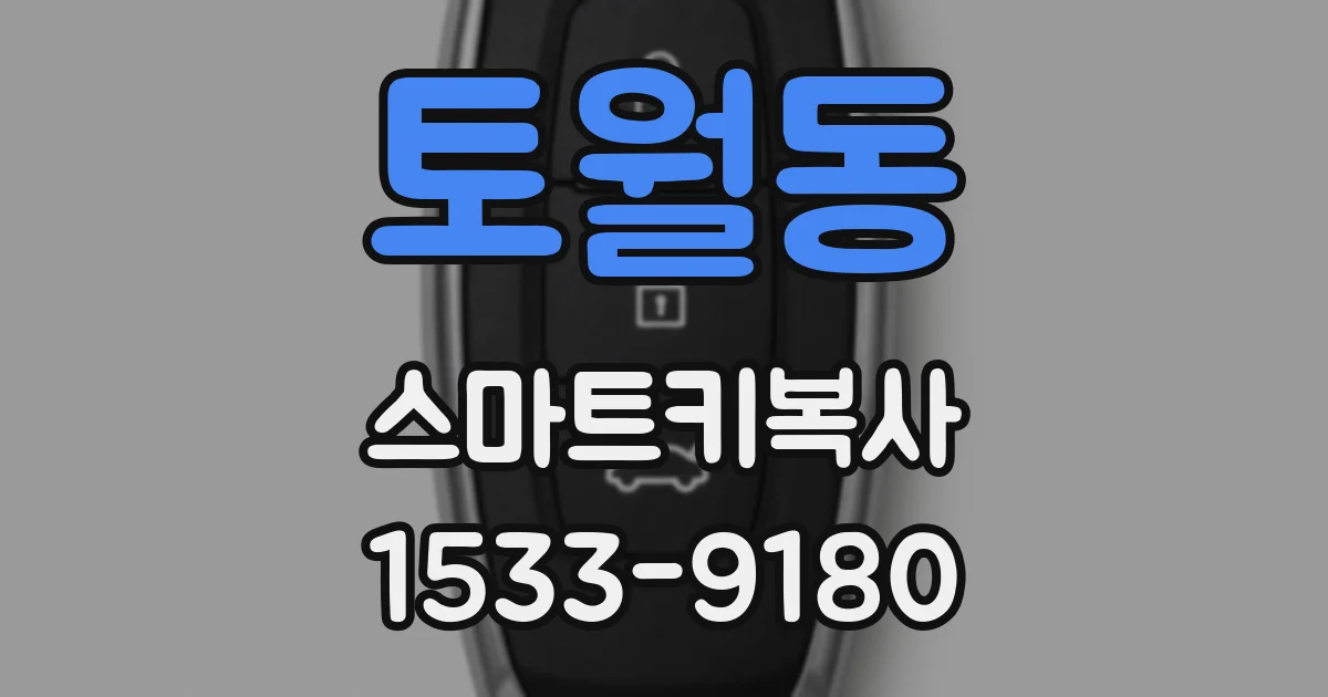 토월동 스마트키복사