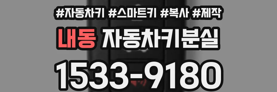 내동 자동차키분실