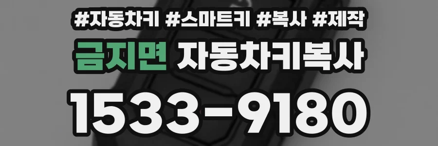 금지면 자동차키복사