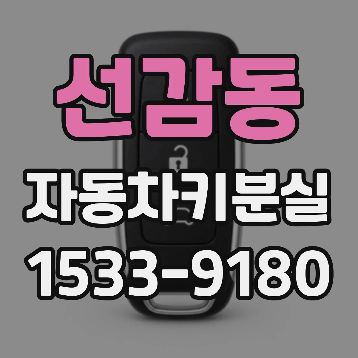 선감동 자동차키분실