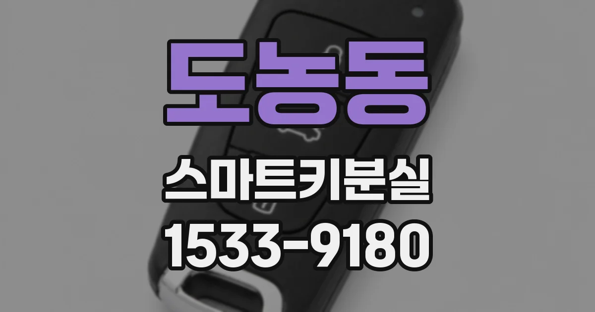 도농동 스마트키분실