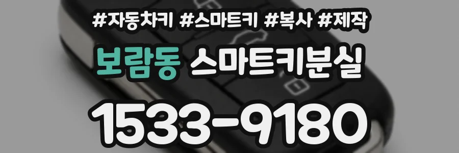 보람동 스마트키분실