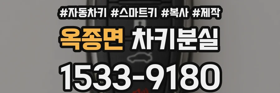 옥종면 차키분실