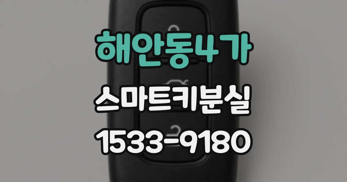 해안동4가 스마트키분실