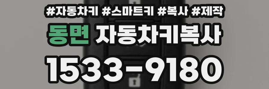 동면 자동차키복사