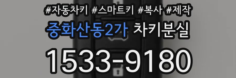 중화산동2가 차키분실