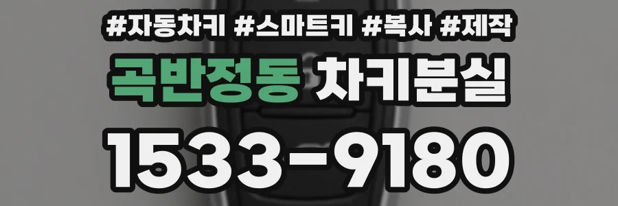 곡반정동 차키분실