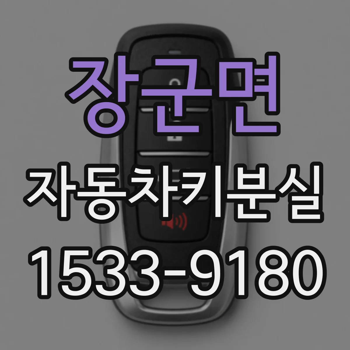 장군면 자동차키분실