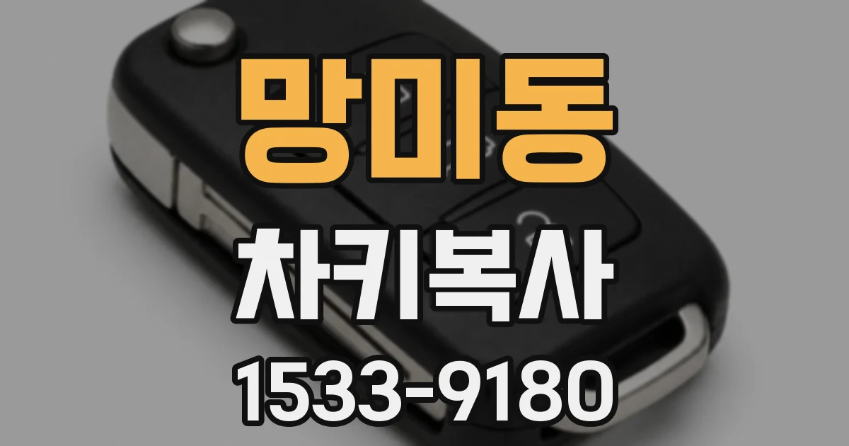 망미동 차키복사