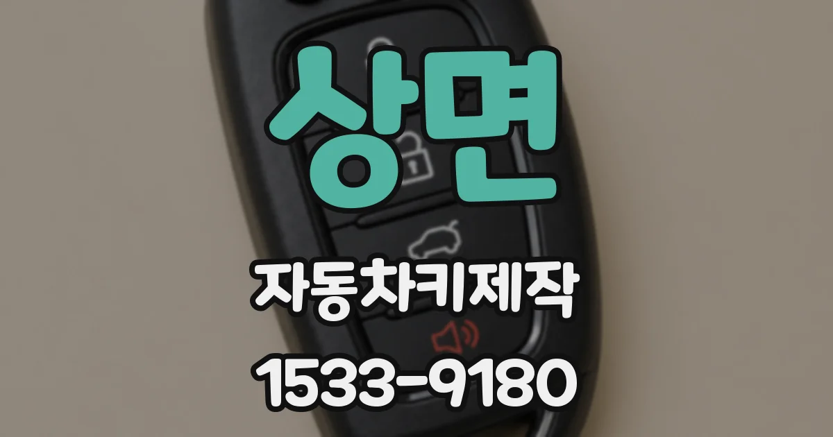 상면 자동차키제작
