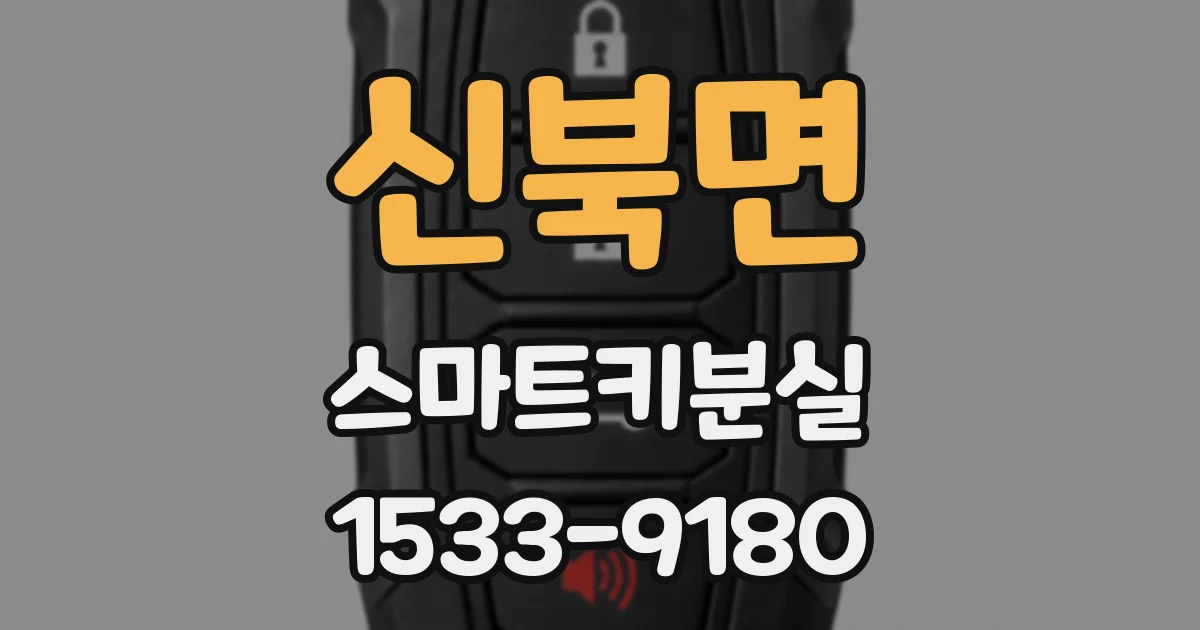 신북면 스마트키분실