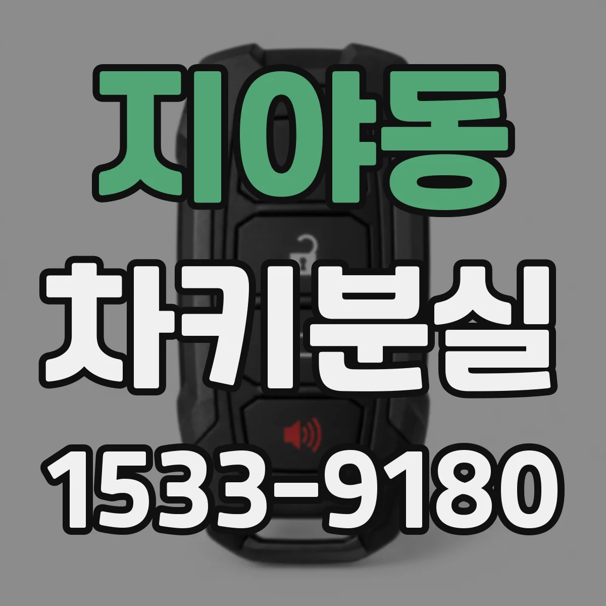 지야동 차키분실