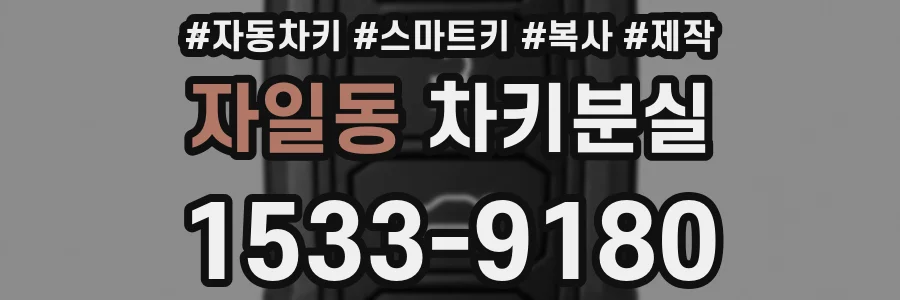 자일동 차키분실