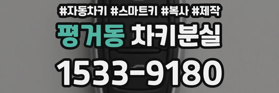 평거동 차키분실