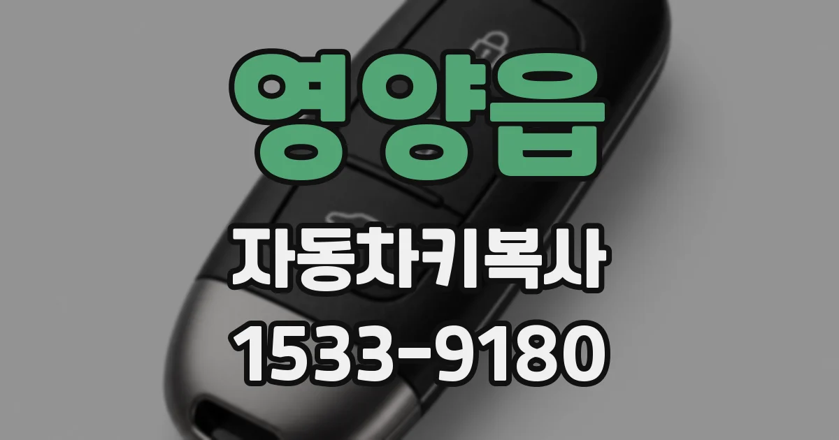 영양읍 자동차키복사