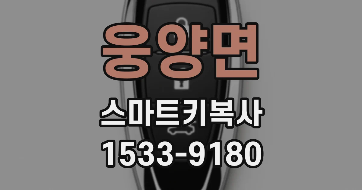 웅양면 스마트키복사