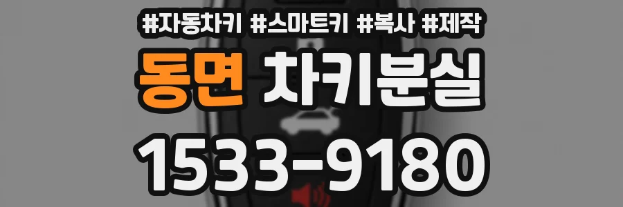 동면 차키분실