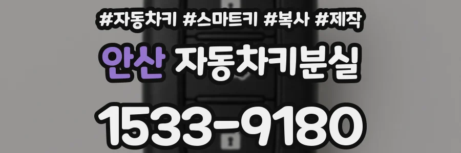안산 자동차키분실