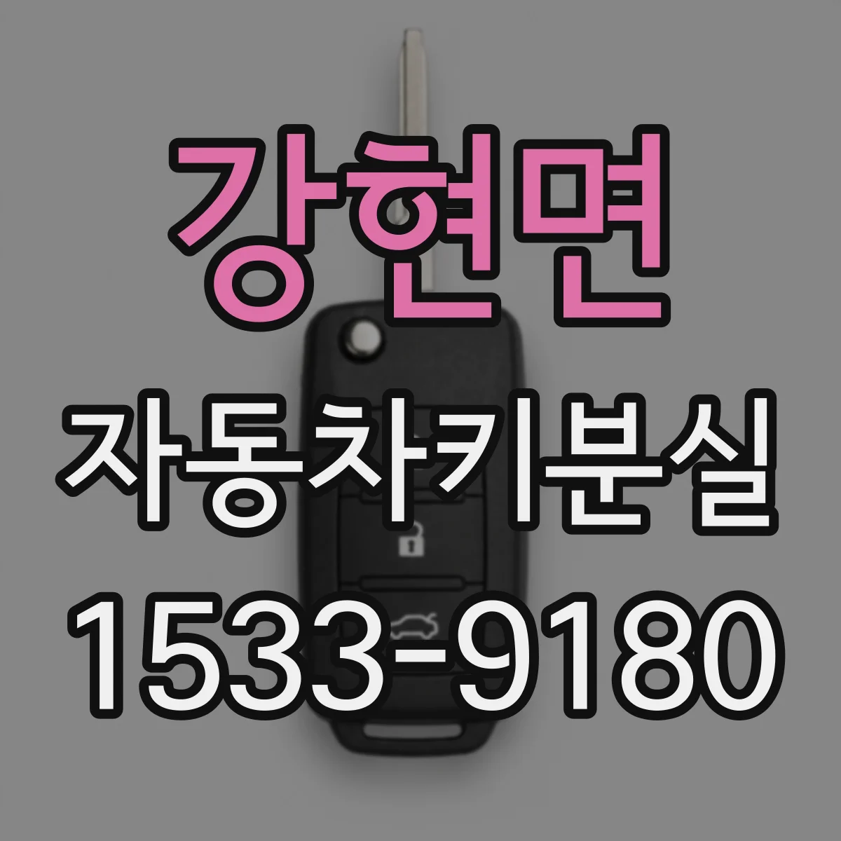 강현면 자동차키분실