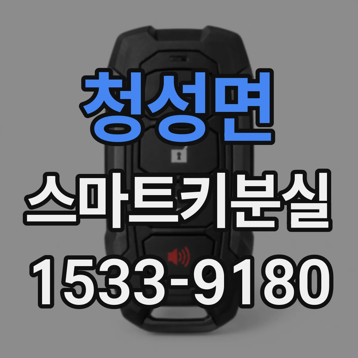 청성면 스마트키분실
