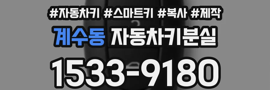 계수동 자동차키분실