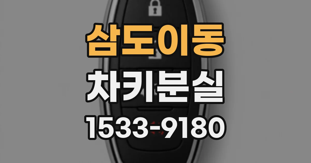 삼도이동 차키분실