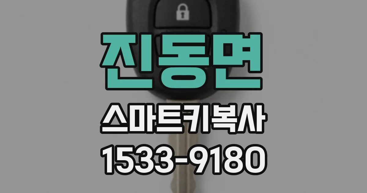 진동면 스마트키복사