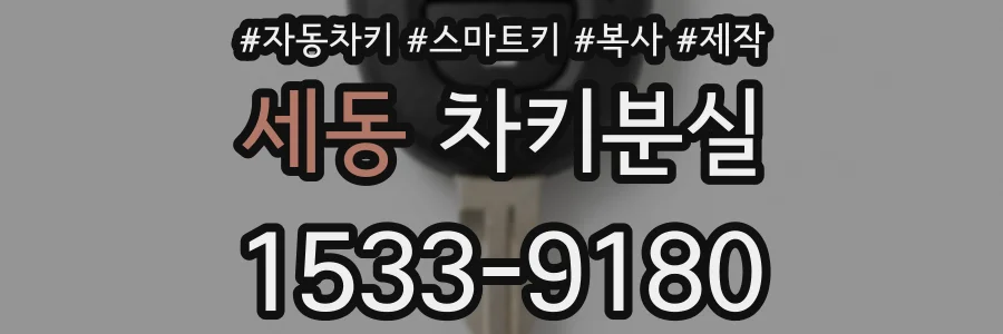 세동 차키분실