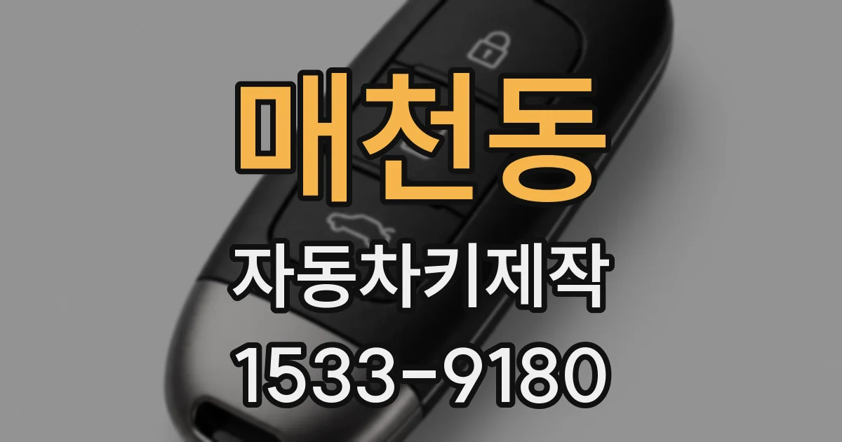 매천동 자동차키제작