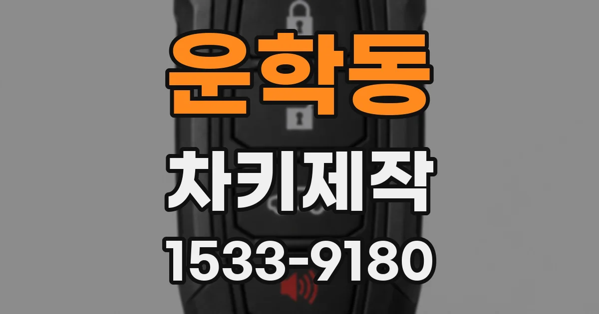 운학동 차키제작