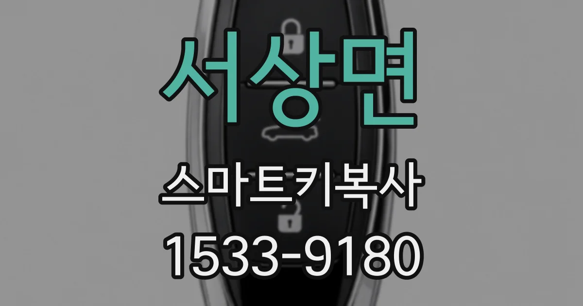 서상면 스마트키복사