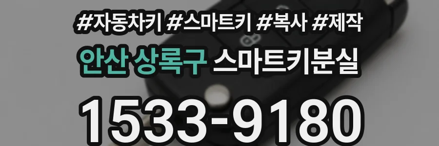 안산 상록구 스마트키분실