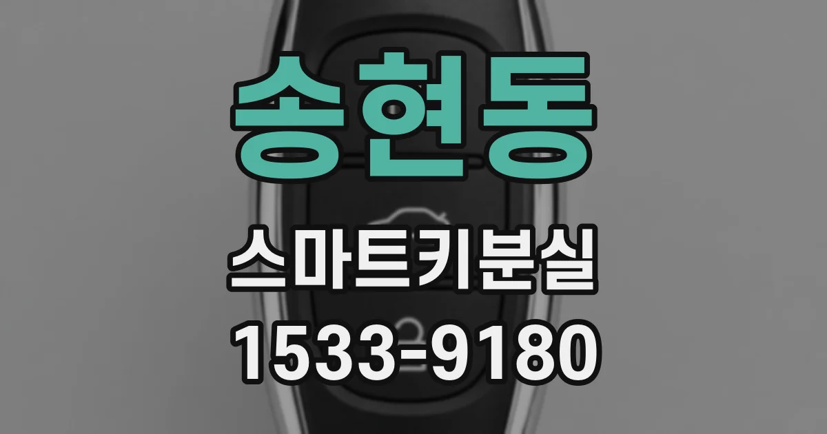 송현동 스마트키분실