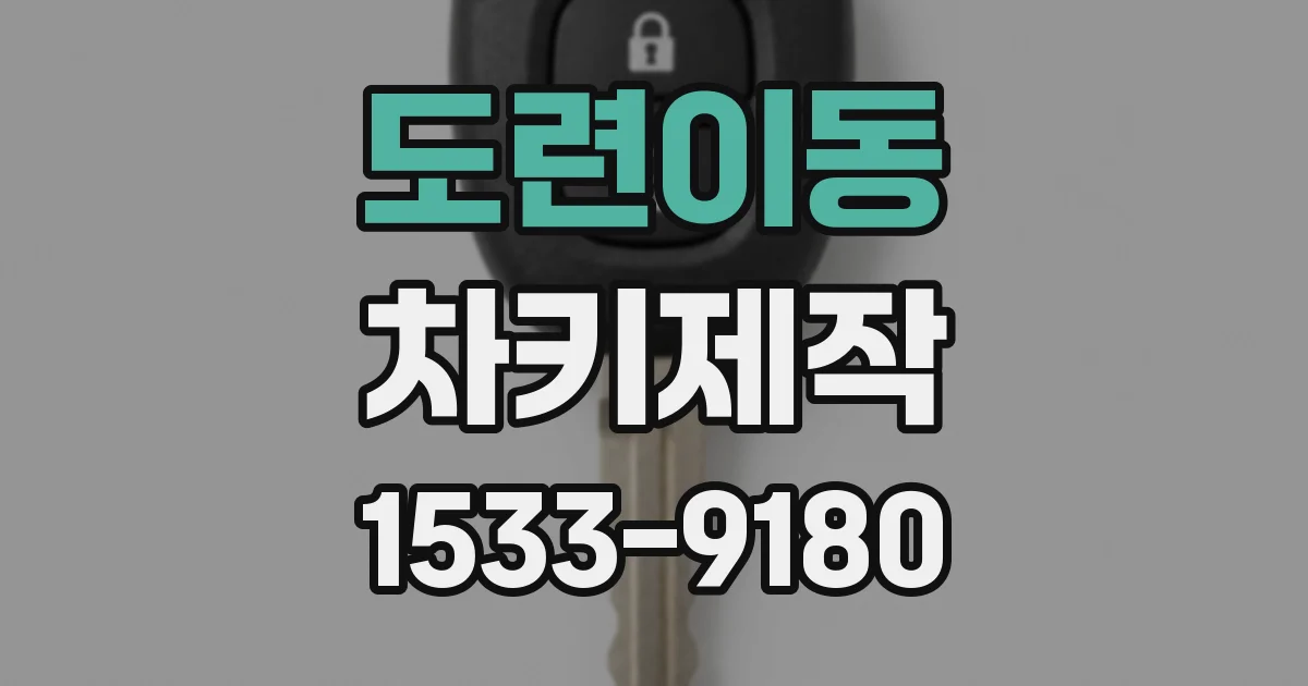 도련이동 차키제작