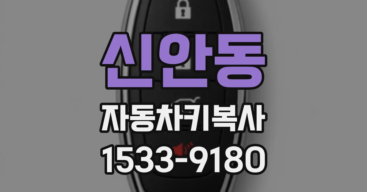 신안동 자동차키복사