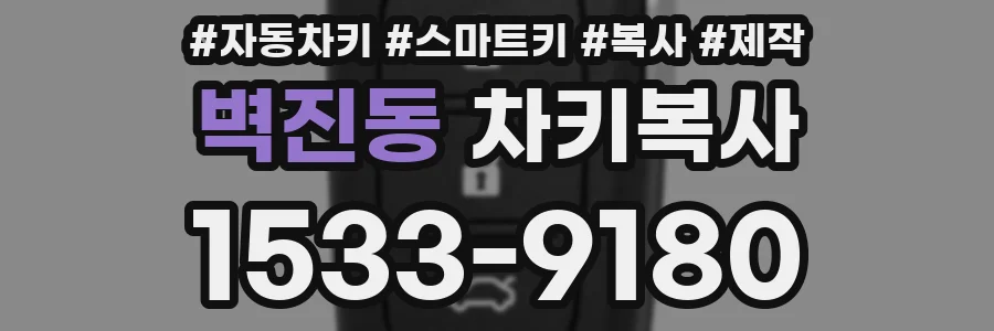 벽진동 차키복사