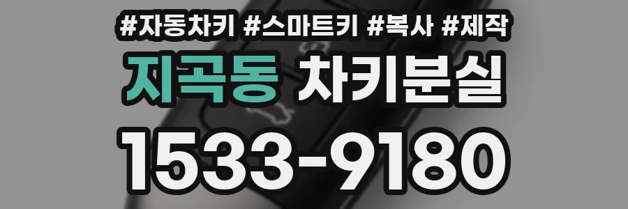 지곡동 차키분실