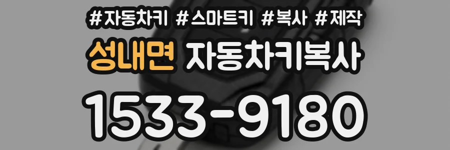 성내면 자동차키복사