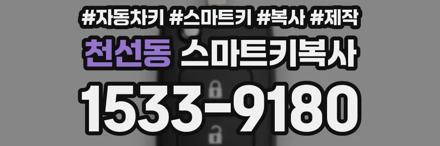천선동 스마트키복사