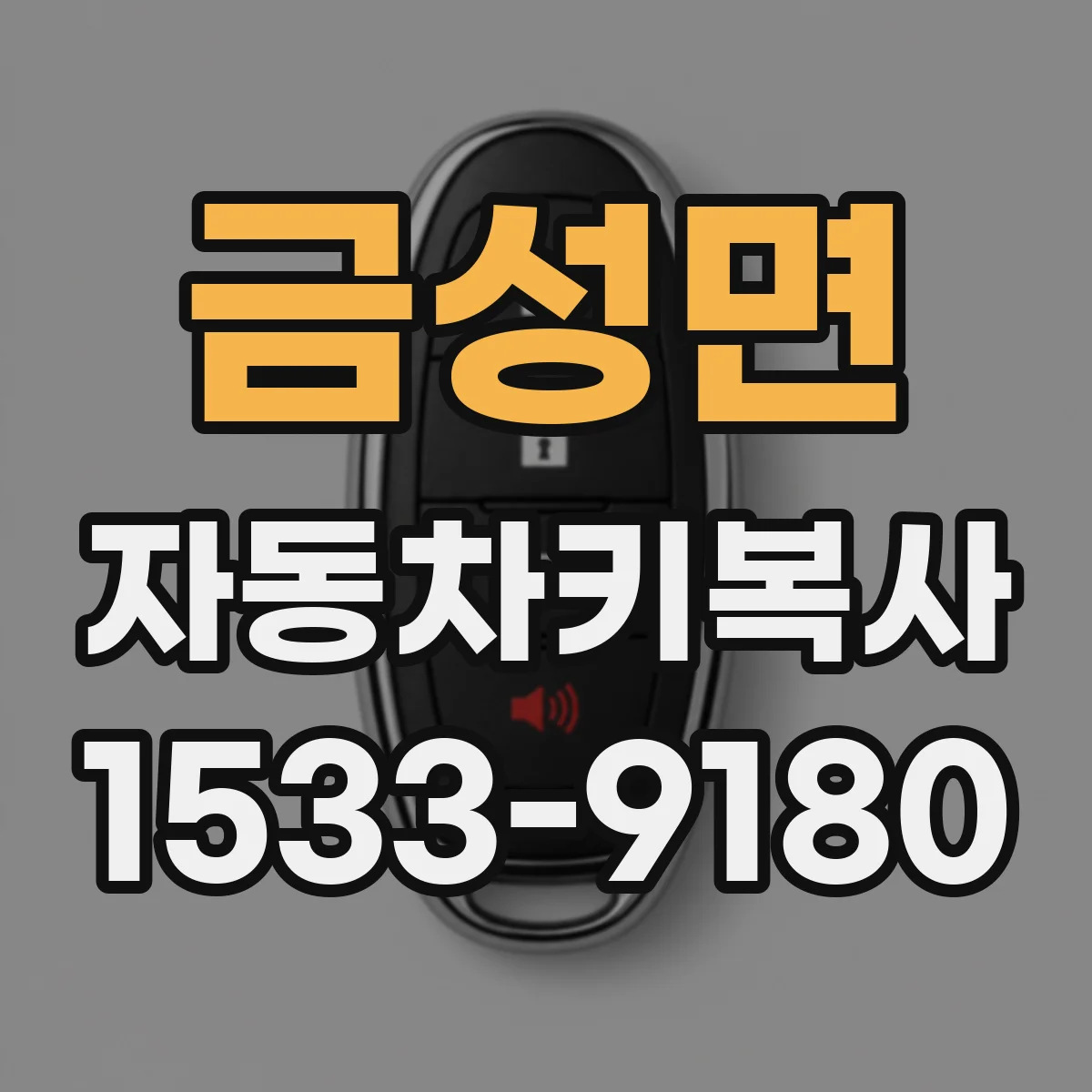 금성면 자동차키복사