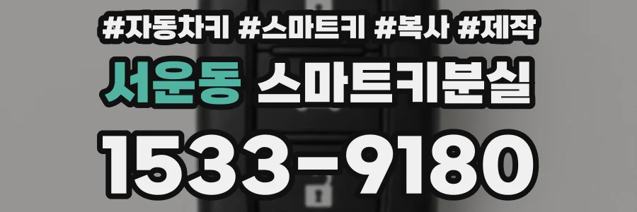서운동 스마트키분실