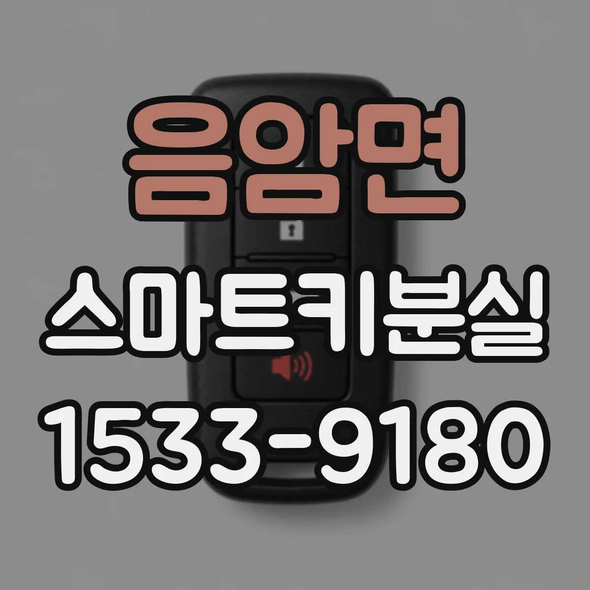 음암면 스마트키분실