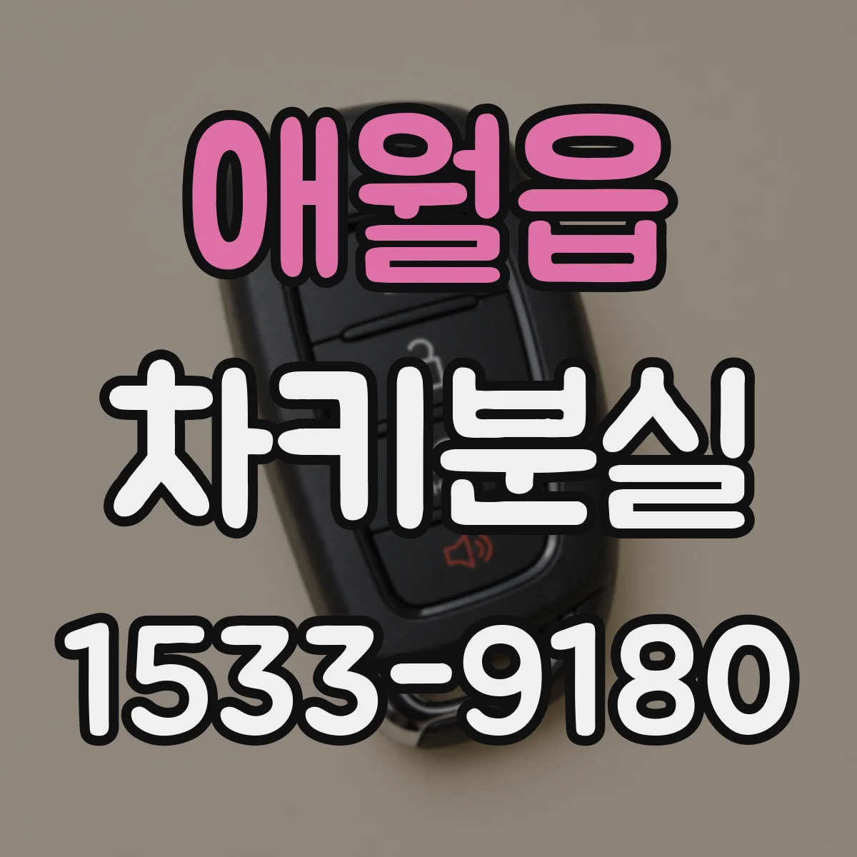 애월읍 차키분실