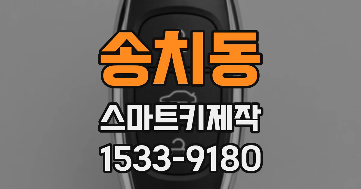 송치동 스마트키제작