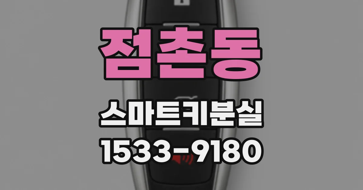 점촌동 스마트키분실