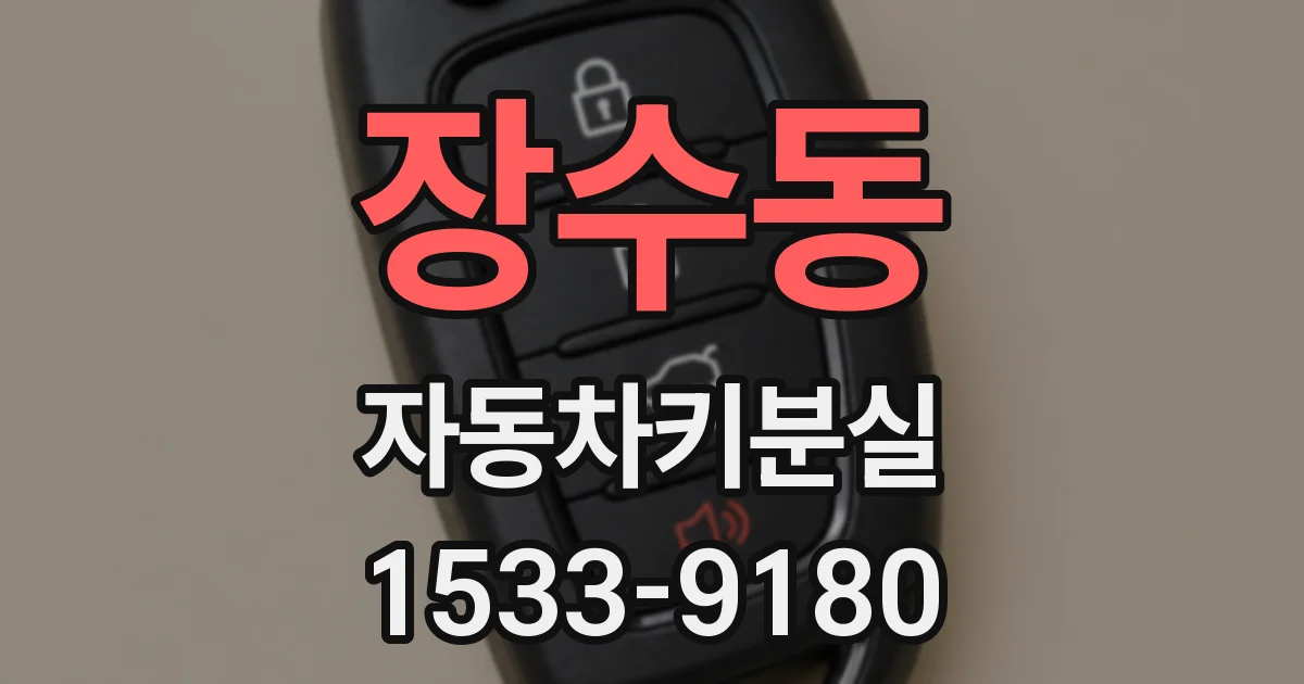 장수동 자동차키분실